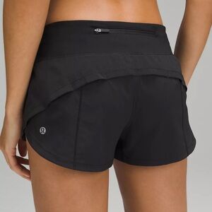 Lululemon Speed Up Shorts 2.5" in Black